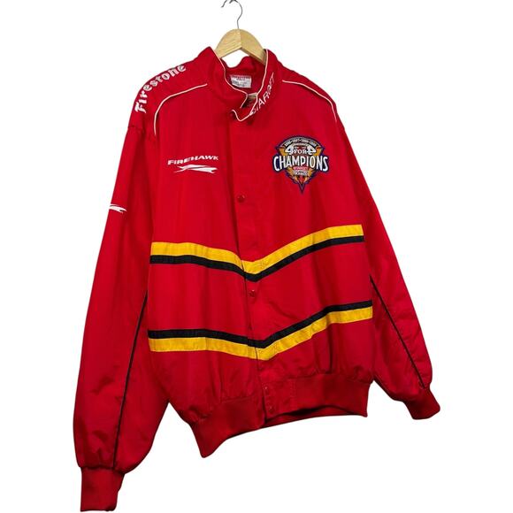 Vintage Firestone Target 4 For 4 Champions Racing Jacket XL - Picture 4 of 7